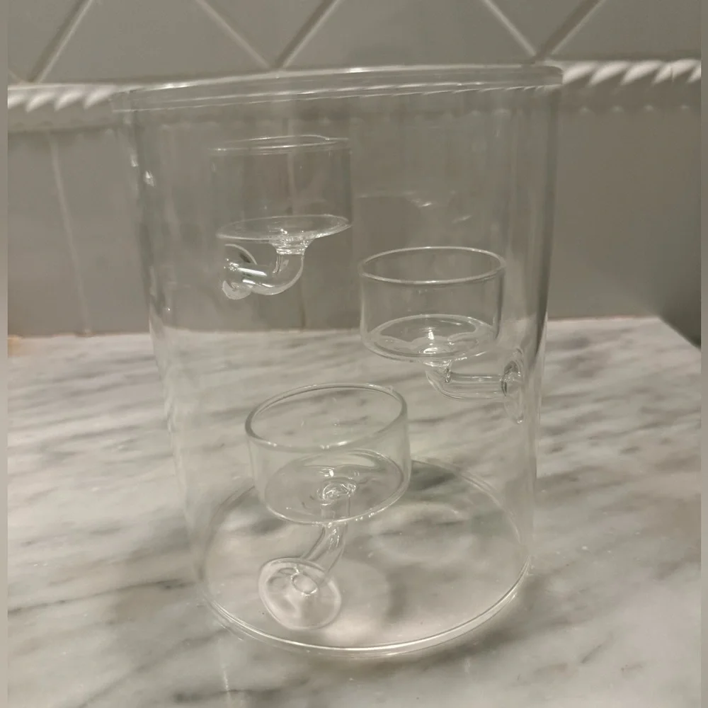 Suspended Glass Tea Light Holder